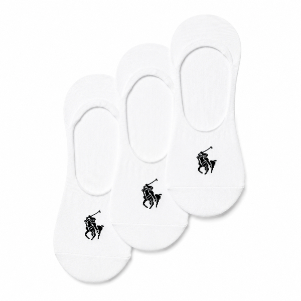 Ralph Lauren Chaussettes Blanc - Lot de 3 chaussettes invisibles - UNICAN - Ref 23 €